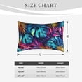 thumbnail image 4 of Balery Colorful Tropical Leaves Bedding Queen Pillow Cases - Envelope Closure - Soft Brushed Microfiber Fabric - Shrinkage and Fade Resistant Pillow Cases-14"x20", 4 of 6
