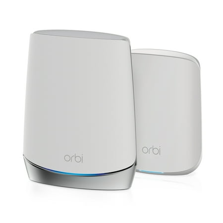 NETGEAR - Orbi Whole Home Tri-Band Mesh WiFi 6 System (RBK652S) with Free Armor Internet Security | Router + 1 Satellite Extender | Coverage Up to 4,250 Square Feet, 40 Devices, AX3000 (Up to 3Gbps)