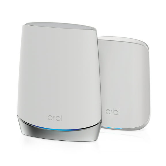 NETGEAR - Orbi Whole Home Tri-Band Mesh WiFi 6 System (RBK652S) with Free Armor Internet Security | Router   1 Satellite Extender | Coverage Up to 4,250 Square Feet, 40 Devices, AX3000 (Up to 3Gbps)