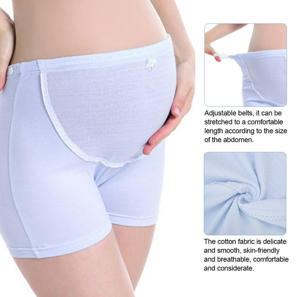 Calzoncillos Calzoncillos Para Embarazadas Calzoncillos De Cintura Alta Bragas De Maternidad Elásticas De Algodón Ropa Interior