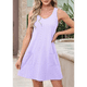 thumbnail image 4 of Vestidos de Mujer Sin Mangas con Cuello en V y Bolsillos, Rosa y , Talla S, 4 of 5