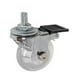 thumbnail image 1 of 4 Pieces/lot 2 inch casters Transparent Crystal with Wheel Brake Furniture MultiSpecification cabinets(2 InchScrewBrake), 1 of 5