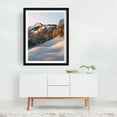 thumbnail image 2 of Winterwonderland - Salzburg Austria Photography Winter Snow Mountain Landscape Nature Scenic Forest Black Framed Wall Art Print 9 x 12 inches, 2 of 3
