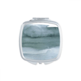 thumbnail image 1 of Ink s Art Pattern Square Mirror Portable Compact Pocket Makeup Double Sided Glass, 1 of 3