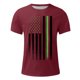 thumbnail image 3 of Camisetas de Manga Larga para Hombres Imprimir Casual Cuello Redondo Camiseta de Manga Corta, Camisetas de Manga Larga para Hombres Algodón, 3 of 4