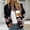 Black, variant on Womens Casual Jackets Zip Up Jacket Floral Print Coat Stand Collar Short Sports Zipper Outwear Womens Casual Hooded Jacket Light Jacket for Women Fashion Women Outfits Big Shoulder Jacket Casual