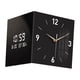 thumbnail image 2 of Reloj de esquina decorativo de pared de doble cara para cocina, hogar y sala de estar. 30 cmx30cm, 2 of 9