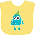 thumbnail image 3 of Inktastic Blue Monster Boys or Girls Baby Bib, 3 of 4