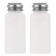 thumbnail image 1 of EeaseCA 2Pcs 250ml Anti-static Pressure Alcohol Bottle Pump Dispenser for Storing Liquid Alcohol (White), 1 of 8