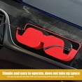 thumbnail image 4 of Visland Car Glasses Case Car Sunglasses Storage Holder Self-Adhesive with Felt Padding Car Glasses Case Storage Box, 4 of 7