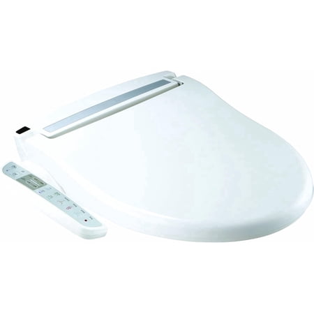 Daiwa Felicity Washmate Deluxe Bidet Toilet Seat Attachment W/ Heated Seat and Hygienic Nozzles (Elongated)