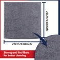 thumbnail image 4 of 5/10/20pcs Kitchen Towel, Ultra-fine Fiber Light Gray Cleaning Cloth Set, Absorbent, Soft And Stain-removing Cloth, For Cleaning Glass, Cooking Bench, Pot, Bowl, Water Tap, Lampblack Machine, 4 of 4