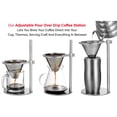 thumbnail image 4 of Support à Café Réglable en Acier Inoxydable avec Double Filtre, Cafetière Conique Autonome, 4 of 7