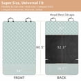 thumbnail image 2 of F-color SUV Cargo Liner para perros, resistente al agua, funda de carga para mascotas, funda para asiento de perro, alfombrilla para SUV, sedanes, furgonetas, con protector de solapa de parachoques, a, 2 of 5