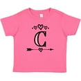 thumbnail image 3 of Inktastic Letter C Monogram Tribal Arrow Girls Baby T-Shirt, 3 of 5
