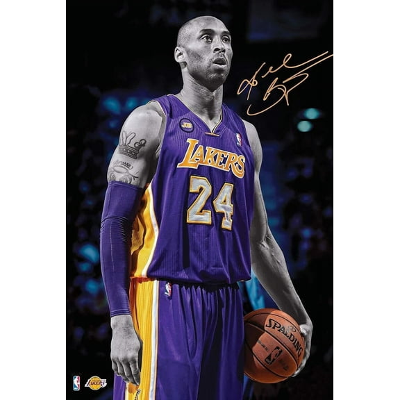 Kobe Bryant - LA Lakers - Sports Basketball Poster Unframed 12x18inch(30x45cm)