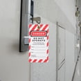 thumbnail image 3 of KAKOWELY equipment tags 6pcs Industrial Safety Warning Tags Lockout Tags for Equipment Repair Compliant Do Not Operate Hanging Labels Danger Warning Signs for Factory Use, 3 of 4