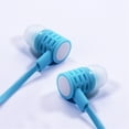 thumbnail image 2 of High Definition Sound 3.5mm Stereo Earbuds/ Headphone for Xiaomi Mi Mix 3, Pocophone F1, Redmi Note 6 Pro, Mi A2, Mi 6X (Blue) - w/ Mic + MND Stylus, 2 of 3