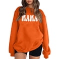 thumbnail image 1 of Wyzesi Sweat-Shirt d'Automne pour Femmes Plus Mode Décontractée Manches Longues Col Rond Sweat-Shirts Imprimés Mots Pull Sans Capuche Sweat-Shirts Amples Toplight Blue Sweat-Shirts Débardeur Femmes, 1 of 4