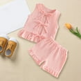 thumbnail image 2 of GXWEA 3 Year Old Girl Clothes Summer Clothes For Girls Toddler Girl Clothes Summer Outfits Cute Baby Short Sleeve T-Shirt Shorts Printed, 2 of 7