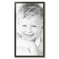 thumbnail image 2 of ArtToFrames 22" x 42" Black Panel With Silver Lip Picture Frame, 22x42 inch Multi Wood Poster Frame (WOM-5093), 2 of 7
