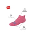 thumbnail image 4 of Hanes Girls No-Show Socks, 10 Pairs, Comfort Fit Heel Shield, Breathable Mesh, 4 of 6