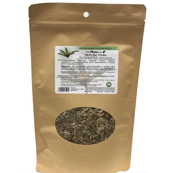 Bur Marigold Natural Herbal Tea PhytoLab, 114g (Череда трава)