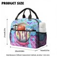 thumbnail image 4 of Xoenoiee Baseball Ice Cream Print Backpack with Lunch Box Pencil Case Water Bottle Sleeve Set for Kids Drip Design Elementary Preschool School Bookbag 4-in-1 Student Back Pack Satchel Travel Daypack, 4 of 7