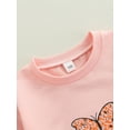 thumbnail image 4 of Seyurigaoka Lovely Kids Girls Sweatshirts, Round Neck Butterfly Printed Casual Pullover, 4 of 8