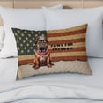 thumbnail image 4 of Freedom Paws Patriotic Bullmastiff Vintage Memorial Day Quilt Pillowcase Dog Lover Throw Pillow Cover Bed Home Decor - 12006, 4 of 5