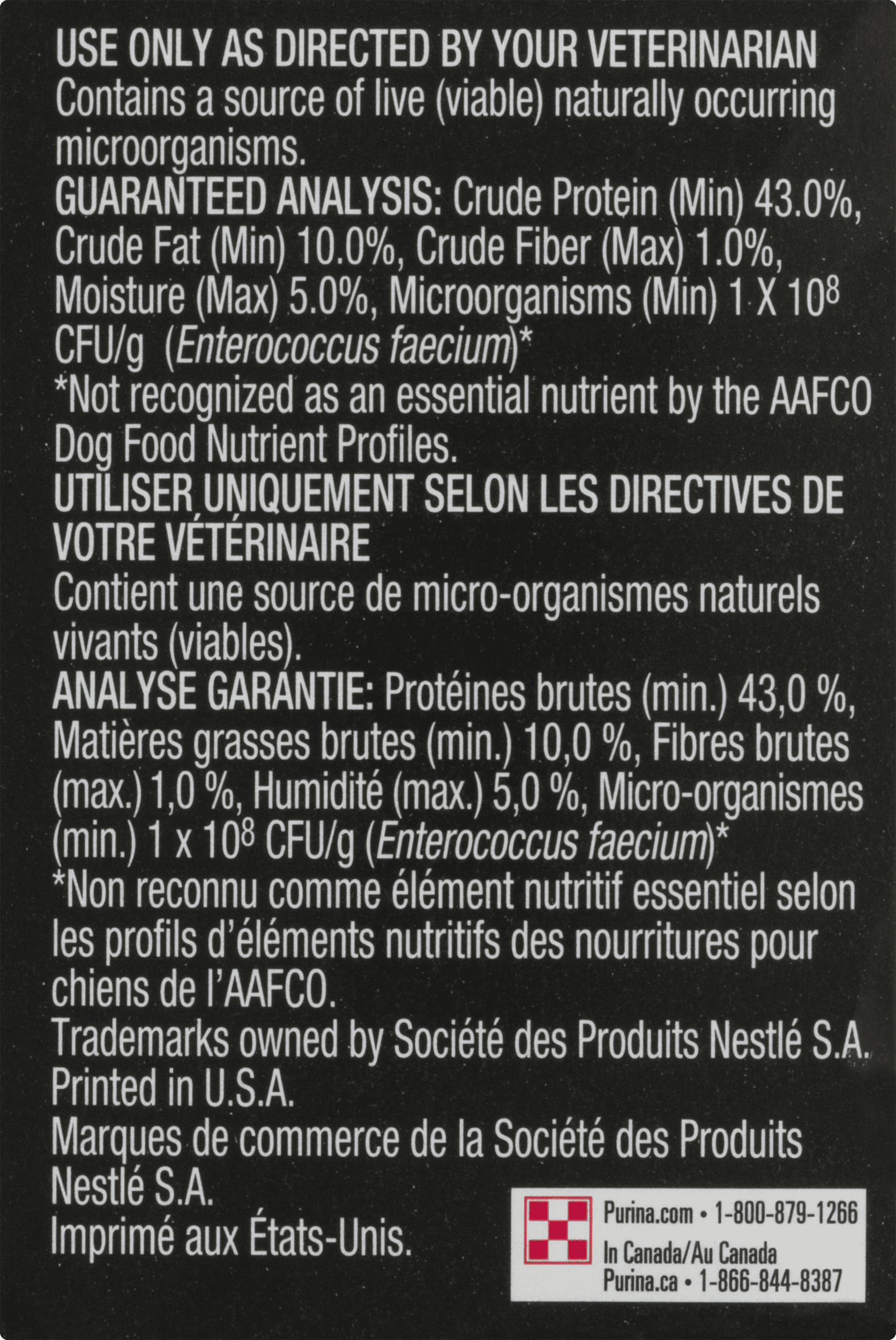 Purina Pro Plan Veterinary Diets Fortiflora Pour Chien 30 Sachets à Prix  Carrefour