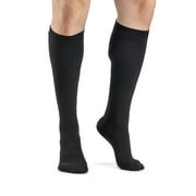 sigvaris 922 access men's ribbed closed toe knee high socks -20-30 mmhg short sig922c