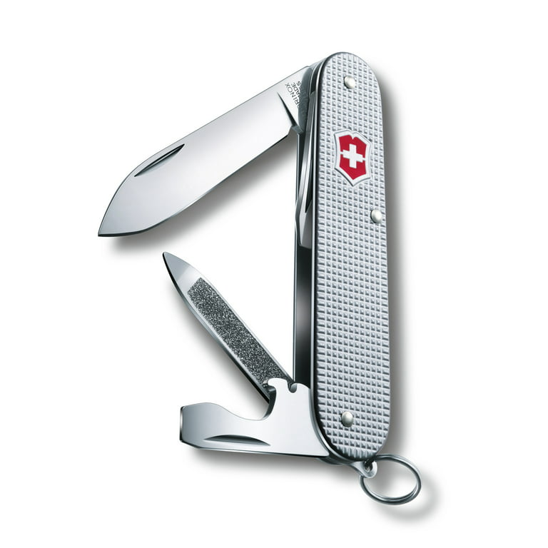 Victorinox Cadet Alox 9 Function Silver Pocket Knife 