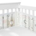 thumbnail image 3 of Sweet Jojo Designs Celestial Pink Gold and Grey Crib Bedding + BreathableBaby Breathable Mesh Liner Pad, 3 of 6