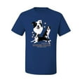 thumbnail image 2 of If It's Not a Border Collie It's Just a Dog Gift | Mens Dog Lover Graphic T-Shirt, Royal, 2XL, 2 of 3