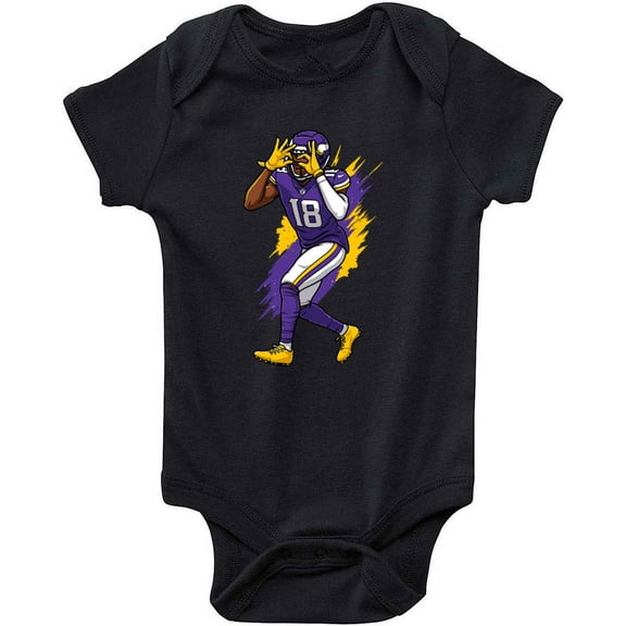 Justin Jefferson Griddy Minnesota Baby 1 Piece
