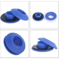 thumbnail image 3 of Plastic Grommets For Tarpaulin, 50 Pieces Self-locking Plastic Tarpaulin Eyelets For Pool Tarpaulins Tarpaulins Curtains Tents Blue(27 X 27 X 11 Mm, 3 of 5
