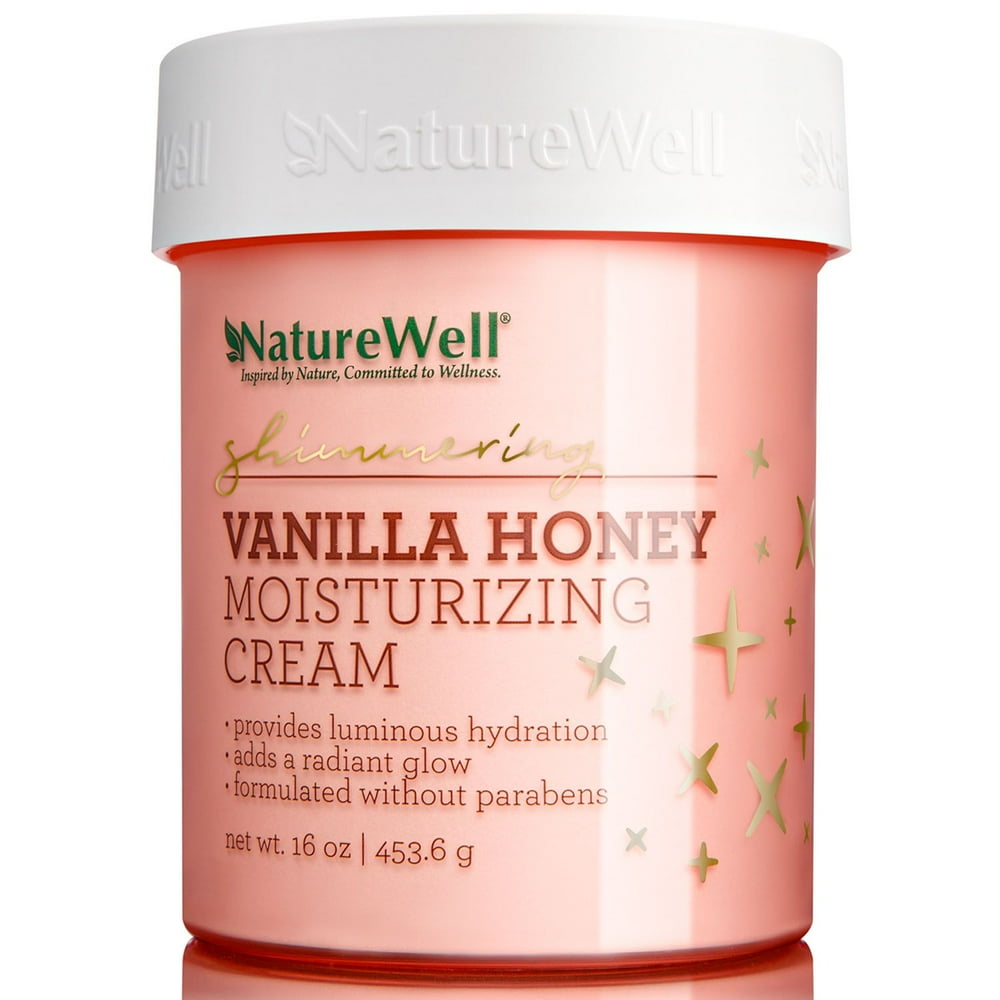 Nature Well Shimmering Vanilla Honey Moisturizing Cream (16 oz