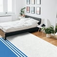 thumbnail image 6 of Area Rug 5'x7' Modern Art Blue Stripes White Farmhouse Washable Area Rugs Non Shedding Floor Carpet Rubber Backing Non-Slip Indoor Mats for Living Room Bedroom Kitchen, 6 of 8