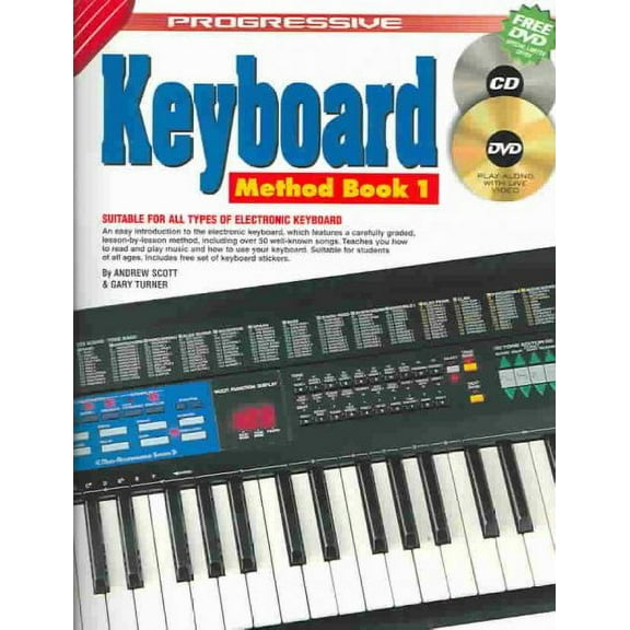 Progressive Electronic Keyboard Method Book 1, Online Audio