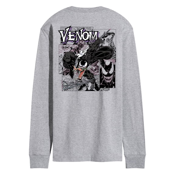 Marvel Venom - Comic Panels - Men's Long Sleeve Graphic T-Shirt