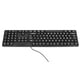 thumbnail image 3 of Teclado Con Cable, Material ABS TECLADO DE ENCRESIÓN GRANDE CON CABLEAS 104 TECLAS INTERFAZ USB Para Computadora de Escritorio para anciano para laptop, 3 of 7