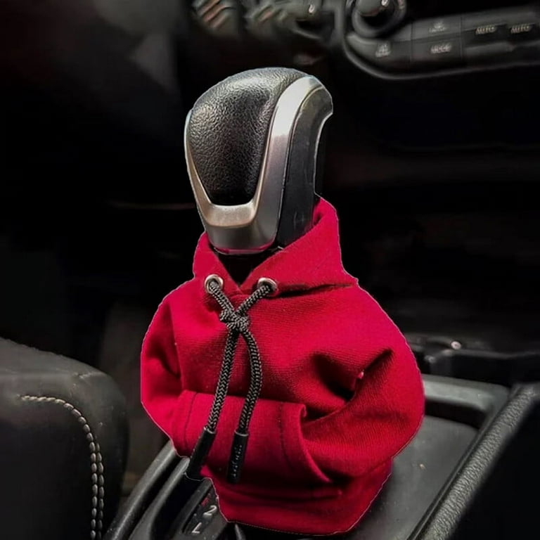 Gear Shift Knob Hoodie Sweatshirt Car Interior Funny Cover Car