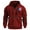Wine, variant on LUOGENLI Mens Hoodies Black Camo Men's Casual Hoodies Sweatshirts Loose Fit Pullover Hooded Sweatshirt with Print Design for Autumn Winter Daily Wear Mens Hoodies Pullover 5Xl Navy Size L