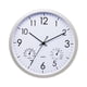 thumbnail image 1 of Reloj retro para jardín al aire libre con higrómetro y medición de temperatura de 12 pulgadas, 1 of 2