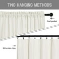 thumbnail image 3 of SMILETIME Velvet Curtains with Rod Pocket, Thermal Insulated Super Soft Privacy Noise Reducing Light-Filtering Velvet Curtains for Living Room Bedroom, 2 Panels, 3 of 6