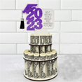 thumbnail image 3 of xiaxaixu Graduation Money Holder, Tiered Congrats Letters Desktop Celebration Party Decor Gift, 3 of 7