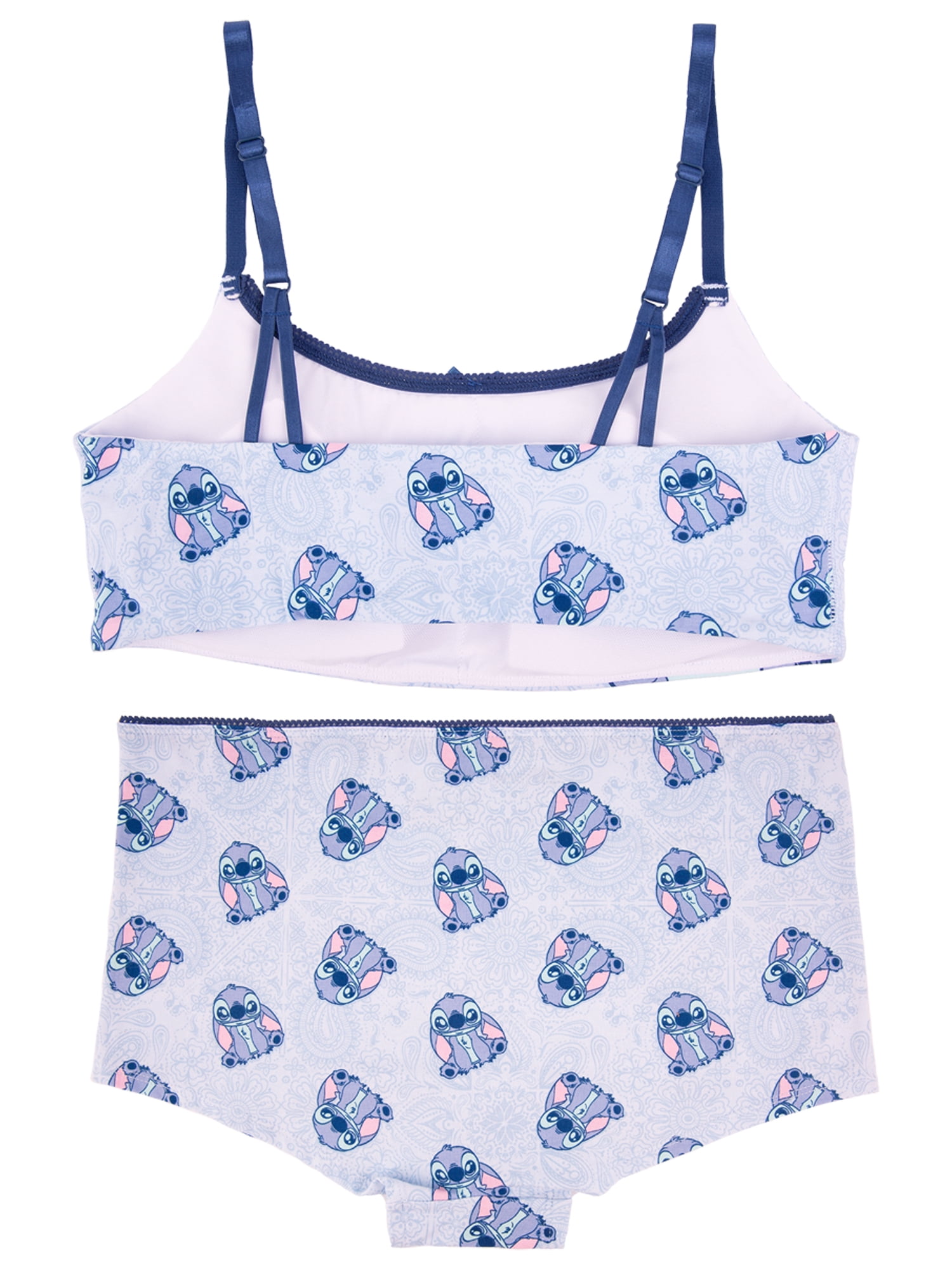 Stitch Junior's 2-Piece Bralette and Boyshort Set, Size Small to Extra Large