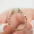 thumbnail image 3 of 3 CT Radiant Cut Lab Created Diamond Art Deco Engagement Ring Women 14K Yellow Gold Plated, 3 of 3