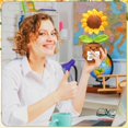 thumbnail image 4 of Muñecos Wavwave Teacher Appreciation, 3 unidades, girasoles de ganchillo, 15 cm, 4 of 6